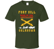 Load image into Gallery viewer, Army - Fort Sill, Home Of Artillery W Cassion - Gold X 300 T Shirt
