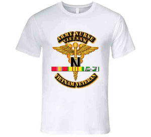 Army - Army Nurse W Vietnam Svc Ribbons T Shirt