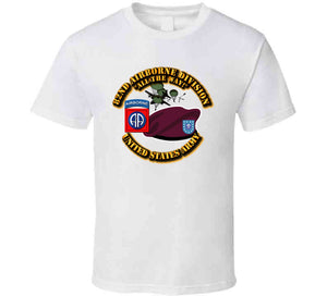 82nd Airborne Div - Beret - Mass Tac - Maroon T Shirt