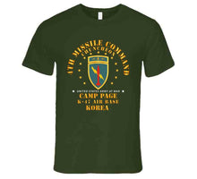 Load image into Gallery viewer, Army - 4th Missile Command - Camp Page - K-47 Air Base - Chuncheon, Korea X 300 T Shirt
