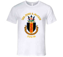 Load image into Gallery viewer, Navy - Uss John S. Mccain (ddg-56) Wo Bakgrd T Shirt
