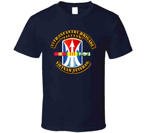 11th Infantry Brigade with Vietnam Service Ribbons T Shirt, Premium, Hoodie