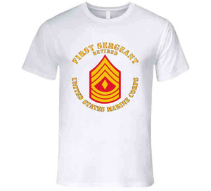 Usmc - First Sergeant - Retired X 300 T Shirt