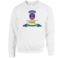 Load image into Gallery viewer, Army - 10th Mountain Division - Ssi W Ski Branch - Ribbon X 300 T Shirt
