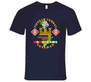 Army - Vietnam Combat Engineer - 18th Engineer Bde W Svc T Shirt