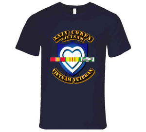 Army -  XXIV Corps w SVC Ribbons T Shirt
