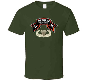 SOF - N Company Scroll - Airborne Badge Basic - Vietnam T Shirt