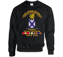 Load image into Gallery viewer, Army - 126th Armor Regiment - W Iraq Svc Ribbons - Oif - T Shirt
