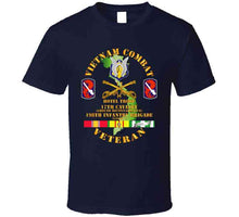 Load image into Gallery viewer, Army - Vietnam Combat Cavalry Vet W Hotel Troop - 17th Air Cav - 198th Inf Bde Lt  Ssi W Svc T Shirt
