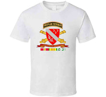 Load image into Gallery viewer, Army - 7th Field Artillery W Br - Ribbon Vn Svc Vet Tab T Shirt
