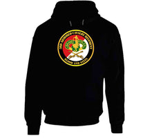 Load image into Gallery viewer, Army - 3rd Armored Cavalry Regiment Dui - Red White - Blood And Steel Hoodie

