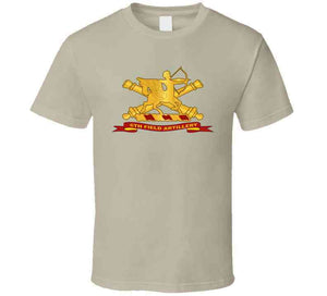 Army - 6th Field Artillery With Branch and Ribbon T Shirt, Premium, and Hoodie