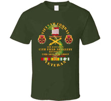 Load image into Gallery viewer, Army - Vietnam Combat Vet - 6th Bn 15th Artillery - 23rd Artillery Group W105mm T Shirt
