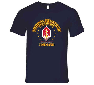 United States Army - Medical Research and Materiel, Command, with Shoulder Sleeve Insignia - T Shirt, Premium and Hoodie