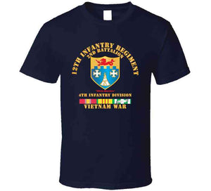 Army - 2nd Bn 12th Inf W Vn Svc Ribbons X 300 Classic T Shirt, Crewneck Sweatshirt, Hoodie, Long Sleeve, Mug