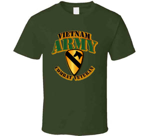 1st Cavalry, Vietnam, Combat Veteran - T Shirt, Hoodie, and Premium