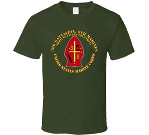 Usmc - 3rd Battalion, 8th Marines - Fortune Favors The Strong X 300 T Shirt