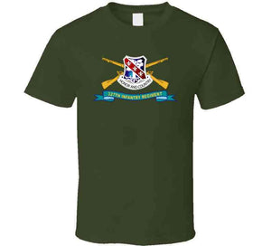 Army - 327th Infantry Regiment - Dui W Br - Ribbon X 300 Long Sleeve T Shirt