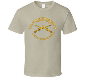 Army - 3rd Infantry Regiment, The Old Guard with Infantry Branch - T Shirt, Premium and Hoodie