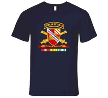 Load image into Gallery viewer, Army - 17th Field Artillery W Br - Ribbon Vn Svc Vet Tab Long Sleeve T Shirt
