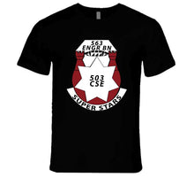 Load image into Gallery viewer, Army  - 563rd Engineer Battalion - Dui W Ssi Wo Txt X 300 T Shirt
