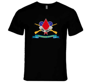 Army - 5th Infantry Division - Dui W Br - Ribbon X 300 T Shirt