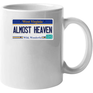 Govt - License - Wv - Almost Heaven T Shirt