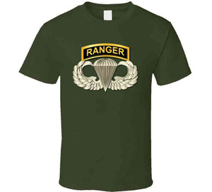 Sof - Airborne Badge - Ranger Tab T Shirt