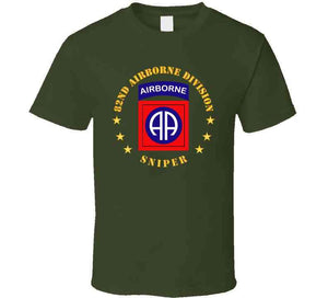 Army - 82nd Airborne Division - Sniper T Shirt