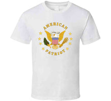 Load image into Gallery viewer, Govt - American Patriot W Color Eagle Center - Stars T Shirt
