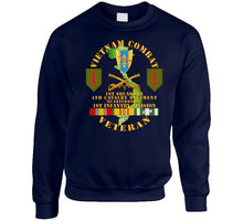 Load image into Gallery viewer, Army - Vietnam Combat Infantry Vet - 1st Squadron 4th Cav - 1st Inf Div Ssi T Shirt
