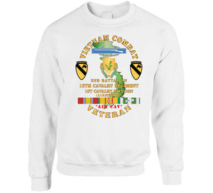 Army - Vietnam Combat Cavalry Veteran W 2nd Bn 12th Cav Regt  W Dui - Cib - 1st Cav Div X 300 Classic T Shirt, Crewneck Sweatshirt, Hoodie, Long Sleeve, Mug