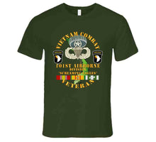 Load image into Gallery viewer, Army - Vietnam Combat Veteran W 101st Airborne Div W Jm - V1 X 300 T Shirt
