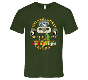 Army - Vietnam Combat Veteran W 101st Airborne Div W Jm - V1 X 300 T Shirt