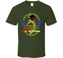 Load image into Gallery viewer, Army - Vietnam Combat Veteran W 23rd Military Police Co W 23rd Id T Shirt
