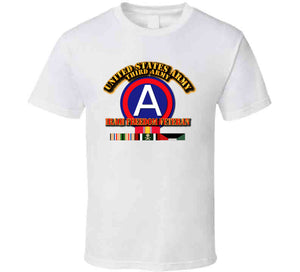 Third Army - Iraqi Freedom Veteran T Shirt