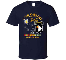 Load image into Gallery viewer, Army - Bravo Troop 2nd Squadron 17th Cav - 101st  Airborne Div W Vn Svc T Shirt
