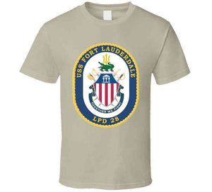 Navy - Uss Fort Lauderdale (lpd-28) Wo Txt X 300 T Shirt