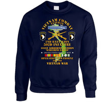 Load image into Gallery viewer, Army - 2nd Bn 502nd Infantry - 101st Abn - Operation Hawthorne W Vn Svc T Shirt
