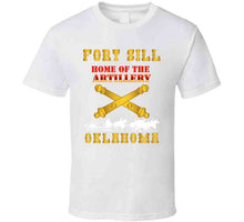 Load image into Gallery viewer, Army - Fort Sill, Home Of Artillery W Cassion - Gold X 300 T Shirt

