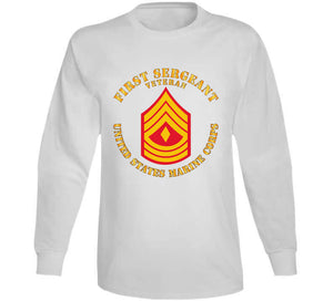 Usmc - First Sergeant - Veteran X 300 T Shirt