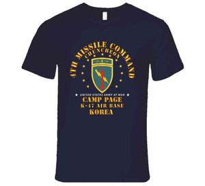 Army - 4th Missile Command - Camp Page - K-47 Air Base - Chuncheon, Korea X 300 T Shirt