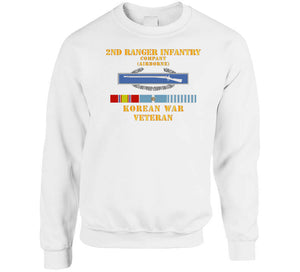 2nd Ranger Infantry Company (airborne) W Cib W Korea Svc X 300 T Shirt