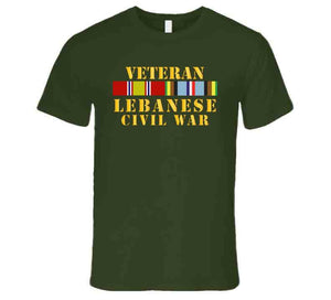 Usmc - Veteran Lebanese Civil War W  Exp Svc T Shirt