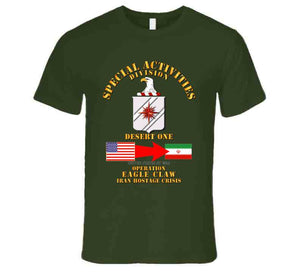 Sof - Operation Eagle Claw - Iran - Cia - Sad - T-shirt