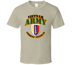 Army -  United States Army - Vietnam - Ssi - Combat Vet T Shirt