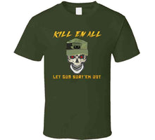 Load image into Gallery viewer, Army - Ranger Patrol Cap - Skull - Ranger Airborne Killem All - Let God Sortem Out X 300 T Shirt
