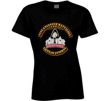 Load image into Gallery viewer, DUI - 31st Engineer Battalion (Combat) w OUT SVC Ribbon T Shirt
