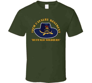 Army - 10th Cavalry Regiment - Buffalo Soldiers T Shirt