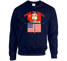 Load image into Gallery viewer, Govt - War On The Horizon - China Flag - Us Flag W Missile Firing - Atomic Blast X300 T Shirt
